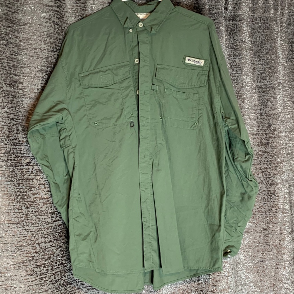 Columbia Long Sleeve Fishing Shirt